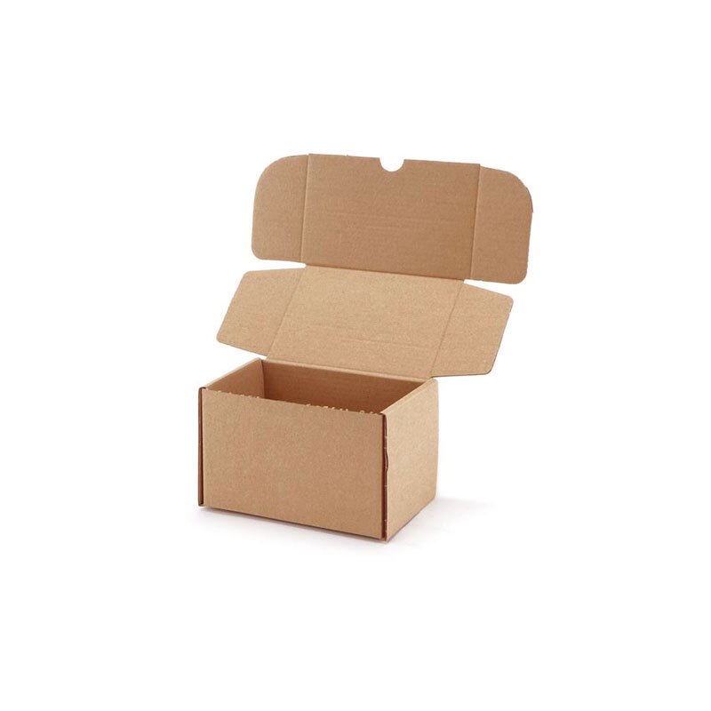 Folding boxes brown printable 126x86x85 mm