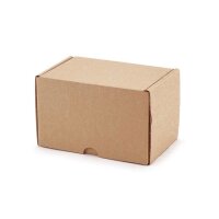 Folding boxes brown printable 126x86x85 mm
