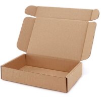 Folding boxes brown printable 240x170x50 mm