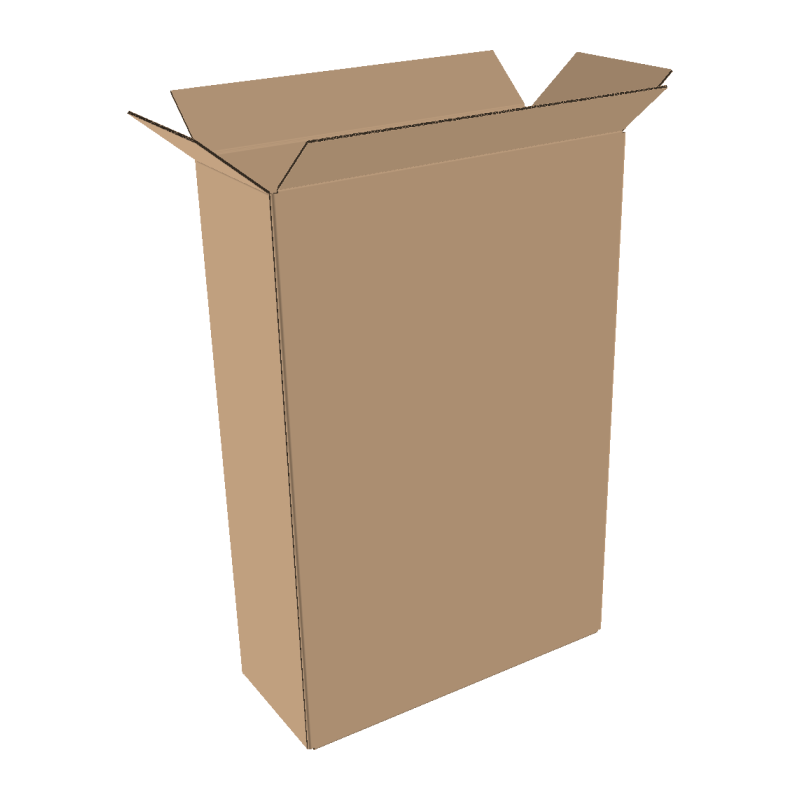 1-wall folding cartons 400x150x550 mm