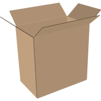 1-wall folding cartons 600x250x500 mm