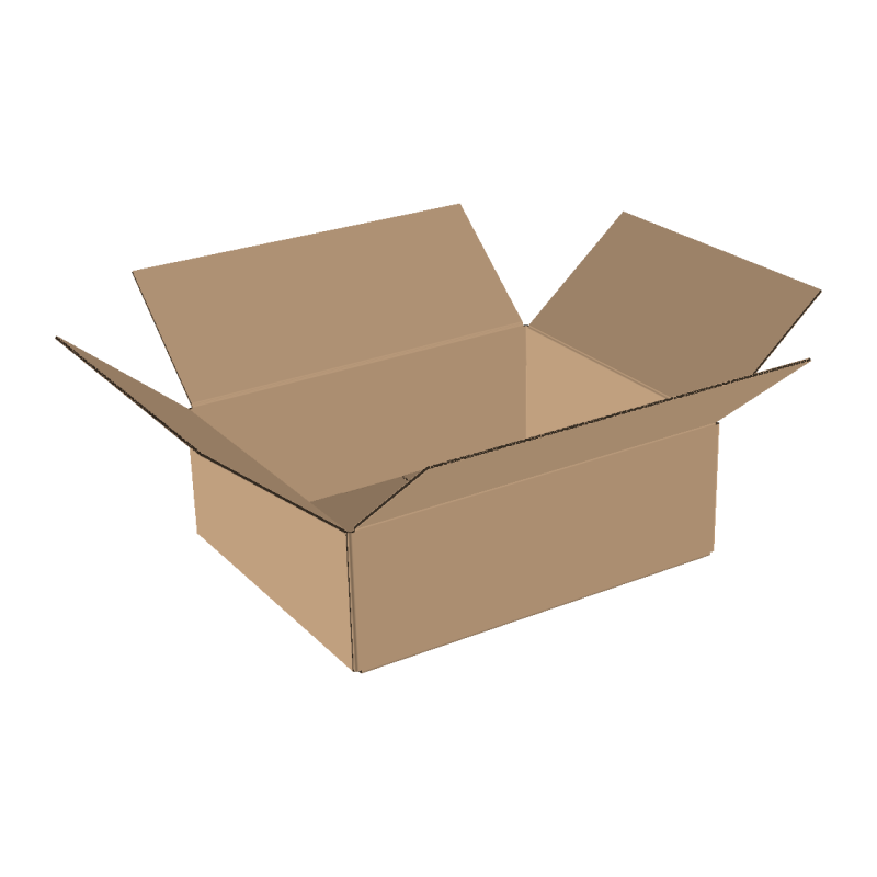 1-wall folding cartons 650x400x100 mm