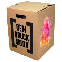1-teiliger Papphocker braun STANDARDDRUCK | ab 440 Stk |...