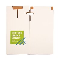 1-teiliger Papphocker weiß STANDARDDRUCK | ab 440 Stk | 2c-Druck