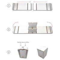 mehrteil. B1-Papphocker DIGITALDRUCK | bis 500 Stk
