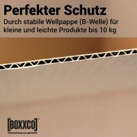 1-wellige Faltkartons 250x200x150 mm