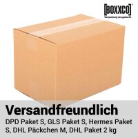 1-wellige Faltkartons 250x200x150 mm