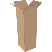2-wall folding cartons 200x200x600 mm