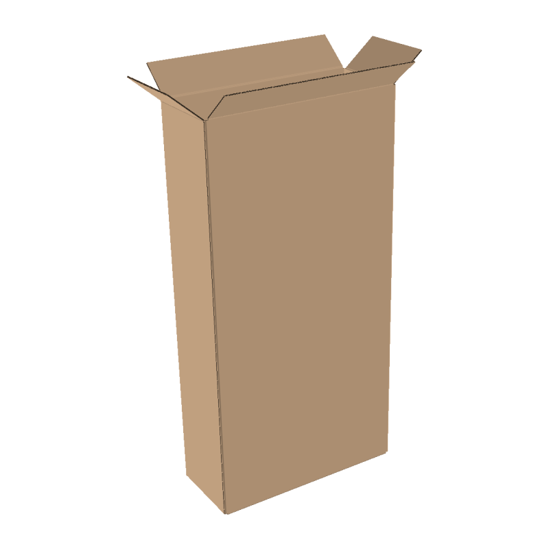 2-wall folding cartons 250x100x400 mm
