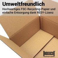 1-wellige Faltkartons 300x200x150 mm