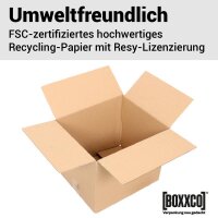 1-wellige Faltkartons 300x250x250 mm