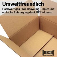 1-wellige Faltkartons 350x250x100 mm