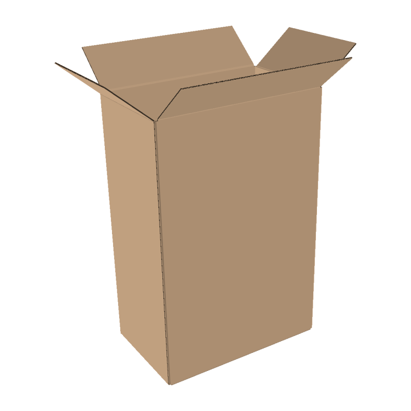 2-wall folding cartons 500x250x550 mm