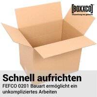 1-wellige Faltkartons 360x260x100-300 mm