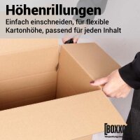 1-wellige Faltkartons 360x260x100-300 mm