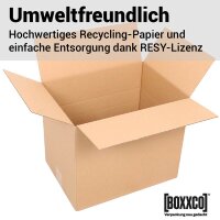 1-wellige Faltkartons 360x260x100-300 mm