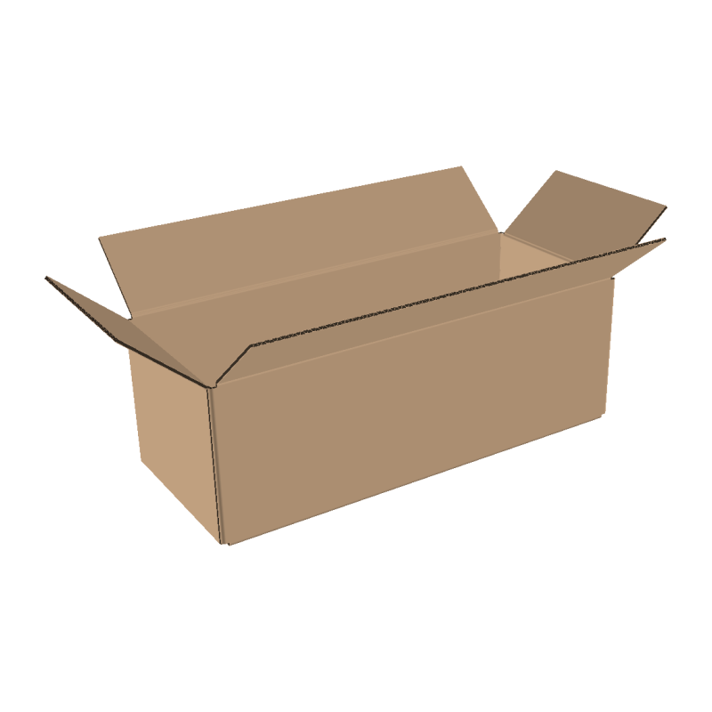 2-wall folding cartons 580x200x150 mm