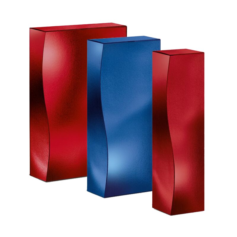 Bottle folding boxes sculpture uni