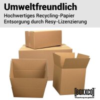 Single wall boxes 520x330x200-400 mm