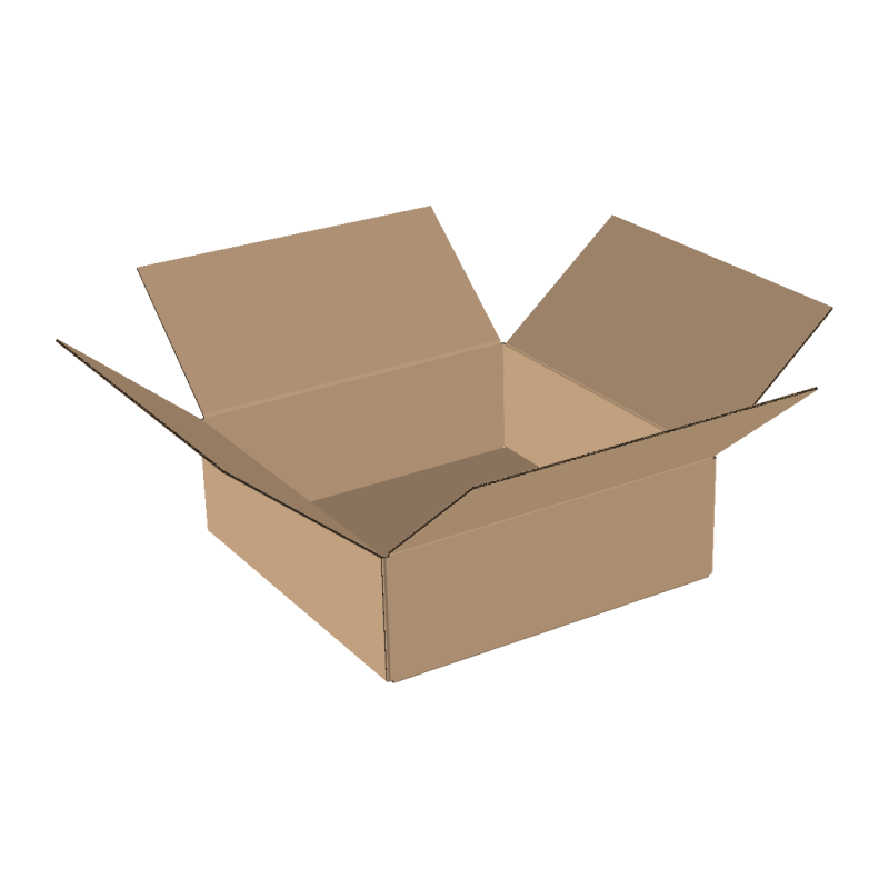 2-wall folding cartons 700x650x200 mm