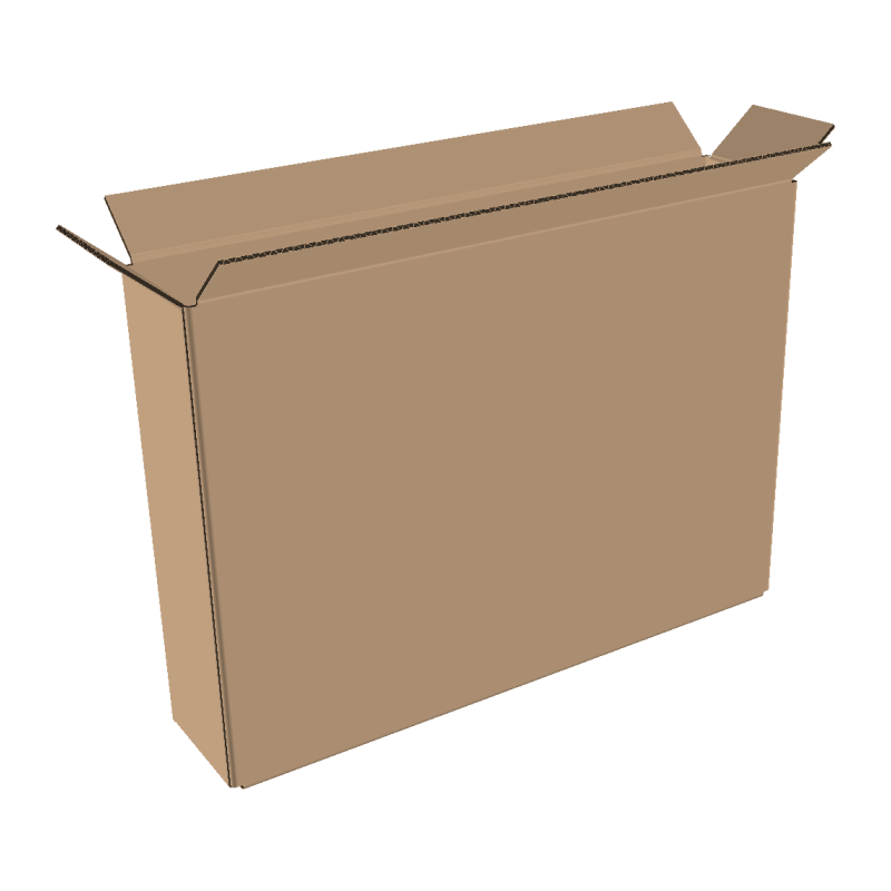 2-wall folding cartons 750x150x500 mm