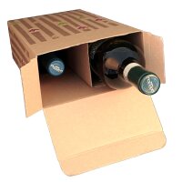Flaschen-Faltschachteln Bodega klein | 1 Wein-/Sektflasche