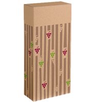 Flaschen-Faltschachteln Bodega mittel | 2 Weinflaschen