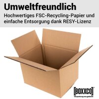 2-wellige Faltkartons 400x350x250 mm