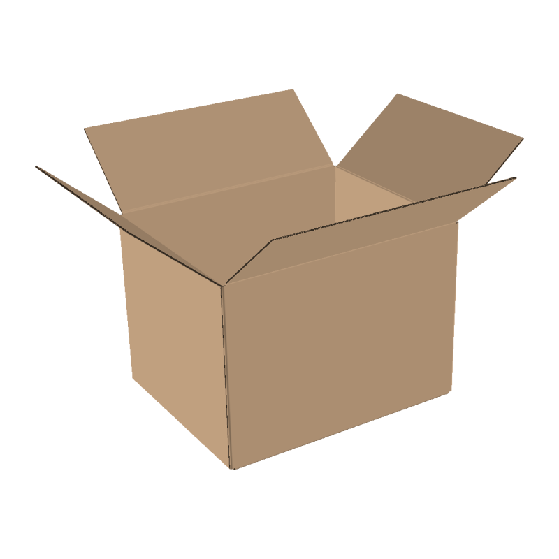 2-wall folding cartons 850x600x580 mm