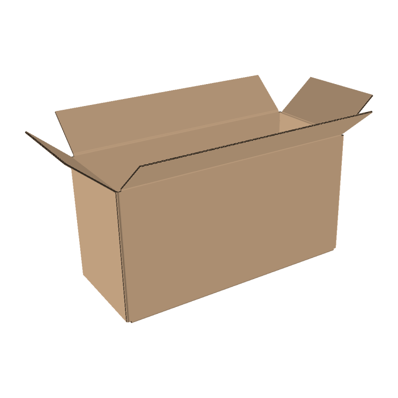 2-wall folding cartons 900x250x450 mm