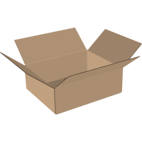 2-wall folding cartons 900x600x150 mm