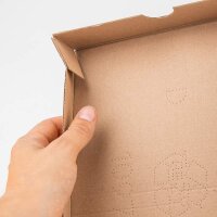 Stülpdeckelkartons DIN A4 305x215x50 mm