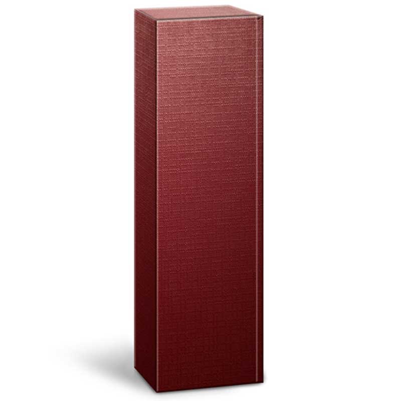Press boxes Struktura VITA bordeaux | 1 wine/champagne bottle| 88x100x380 mm