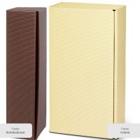 Präsentkartons Wellenstruktur mittel | Gelb | 195 x...