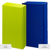 Press boxes wave structure large | yellow | 260 x 93 x 36 mm