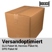 2-wellige Faltkartons 400x300x100-300 mm