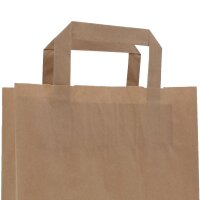 Paper carrier bags 260x120x350 mm|brown