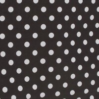 Papiertragetaschen 180x80x220 mm|schwarz + weiße Punkte