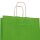 Papiertragetaschen 180x80x220 mm|gerippt|grün