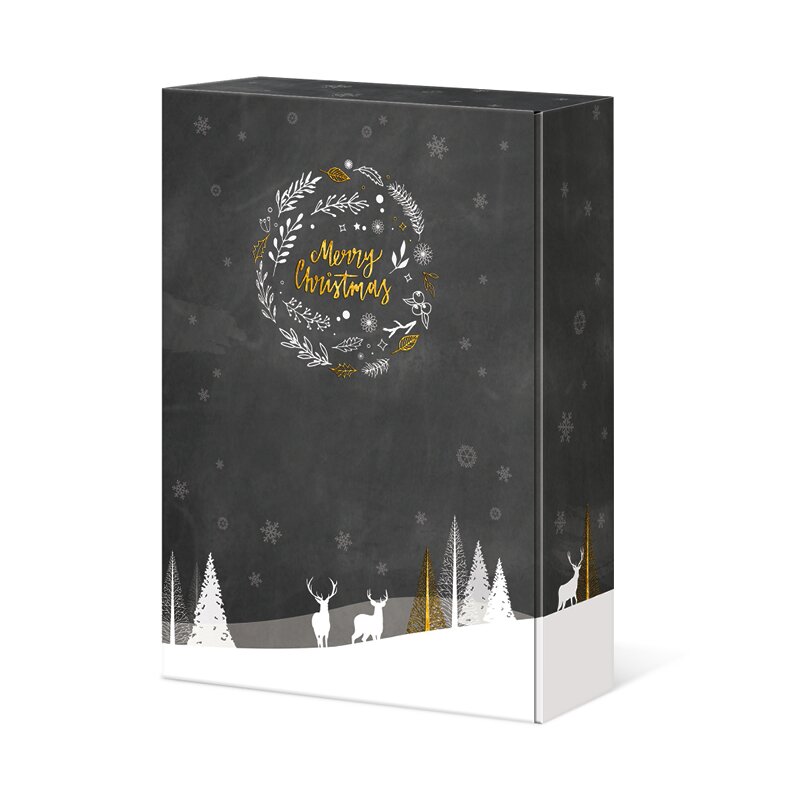 Press boxes snow pestle | 3 wine/champagne bottles | 255x93x360 mm