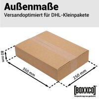 DHL Kleinpakete 1-wellige Faltkartons 350x250x80 mm...