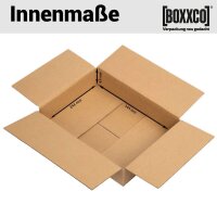 DHL Kleinpakete 1-wellige Faltkartons 350x250x80 mm (Außenmaß)