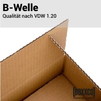 DHL Kleinpakete 1-wellige Faltkartons 350x250x80 mm (Außenmaß)