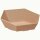 Press baskets wave structure hexagon | nature | 340x380x130 mm