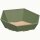 Press baskets wave structure hexagon | green | 270x290x105 mm