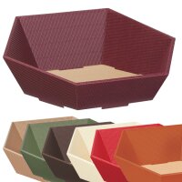 Präsentkörbe Wellenstruktur Sechseck mittel |...