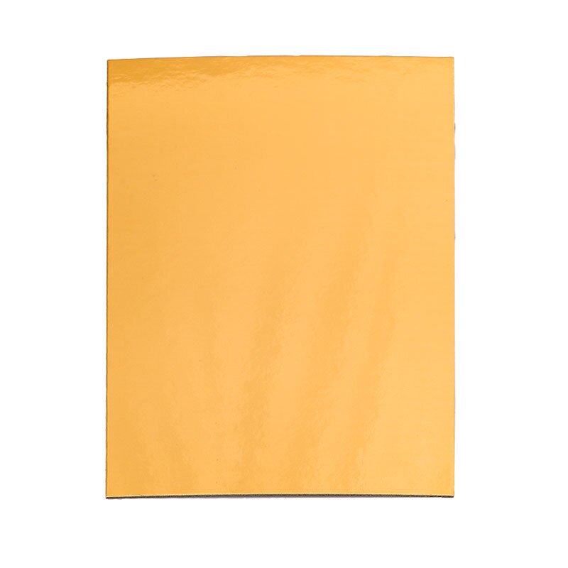 Dekoplatten rechteckig | Gold und Weiß | 190x140 mm