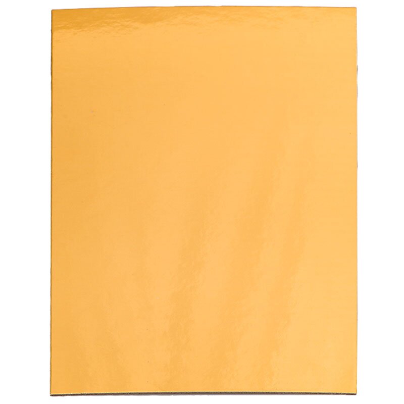 Dekoplatten rechteckig | Gold und Weiß | 290x190 mm