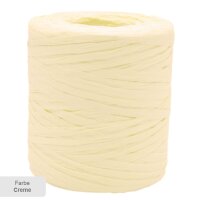 Dekorationsbast aus Papier Creme