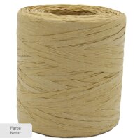 Dekorationsbast aus Papier Creme